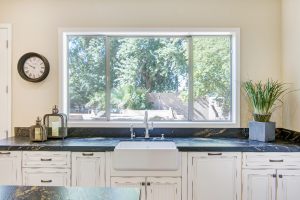 Modern Bath & Transitional Kitchen