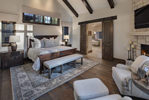 Refined Rustic Master Bedroom